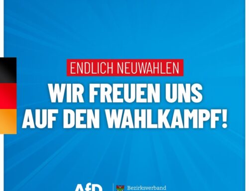 Die dringend notwendige konservative Politikwende gibt es nur mit der AfD!